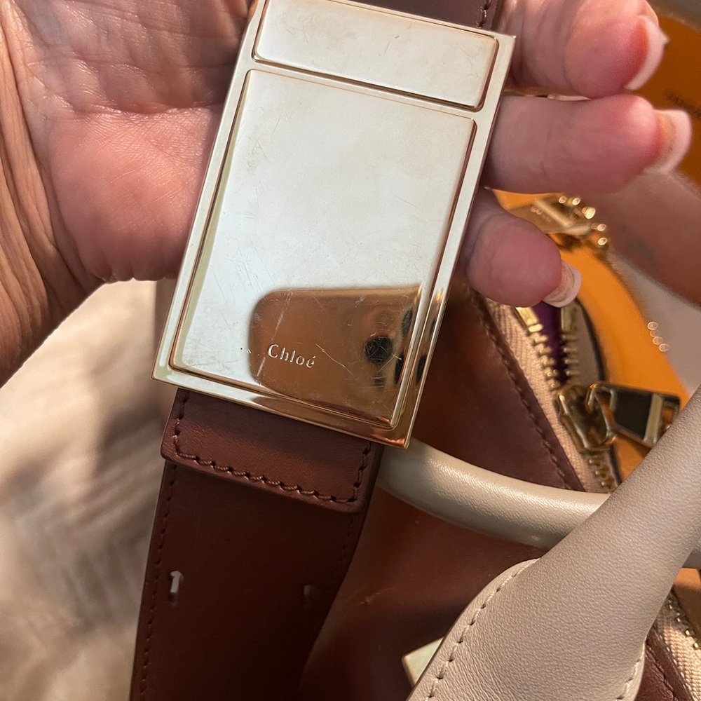 💐Chloe Baylee two tone calfskin bag “ Yummy Cookie” - Picture 10 of 15